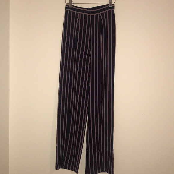 Front Slit Striped Pant - Picture 5 of 6